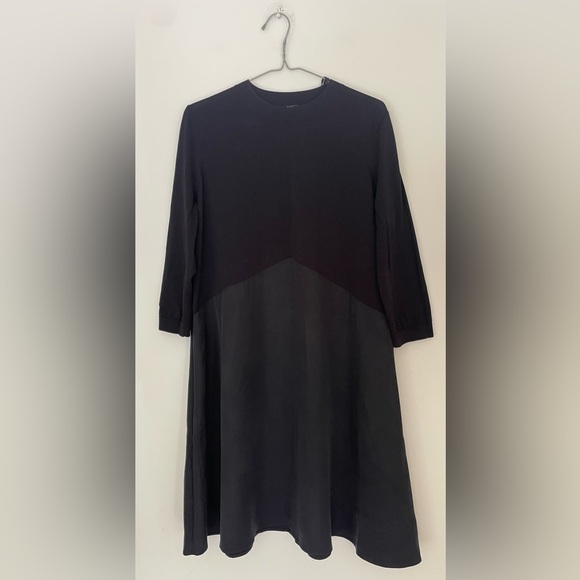 COS Navy A-Line Dress Medium - Picture 2 of 7